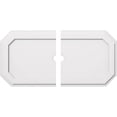 thumbnail image 2 of Ekena Millwork CMP36X18ED2-02000 2 in. ID x 12.5 in. Rectangle Emerald Architectural Grade PVC Contemporary Ceiling Medallion - 2 Piece, 2 of 4