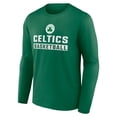 thumbnail image 2 of Men's Kelly Green Boston Celtics Let's Go Long Sleeve T-Shirt, 2 of 3