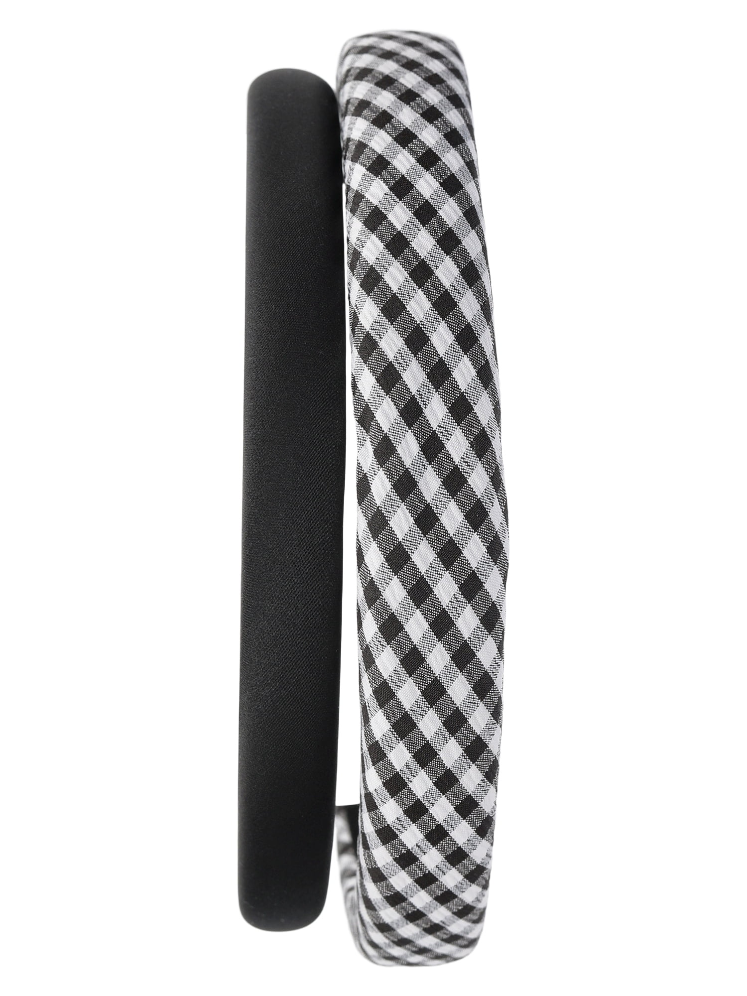 No Boundaries Women's Printed Headband Set, 2-Piece, Black