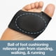 thumbnail image 4 of Almohadillas metatarsianas Dinheiro – Cojines para aliviar el dolor de la bola del pie – 4 fundas de tela con inserciones de gel (negro), 4 of 6
