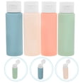 thumbnail image 4 of Botella dispensadora de champú recargable, botella de loción portátil, botellas de champú vacías para viaje, 4 Uds., 4 of 6