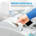 thumbnail image 3 of WHAMVOX 10 Rolls Thermal Paper Rolls Thermal Printer Label Sticker Printer Paper Thermal Label Thermal Sticker Paper, 3 of 8