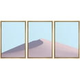 thumbnail image 3 of PixonSign Framed Canvas Print Wall Art Purple Desert Dune Nature Wilderness Photography Realism Southwest Scenic Relax/Calm Multicolor Pastel for Living Room, Bedroom, Office - 24"x36"x3 Natural, 3 of 5
