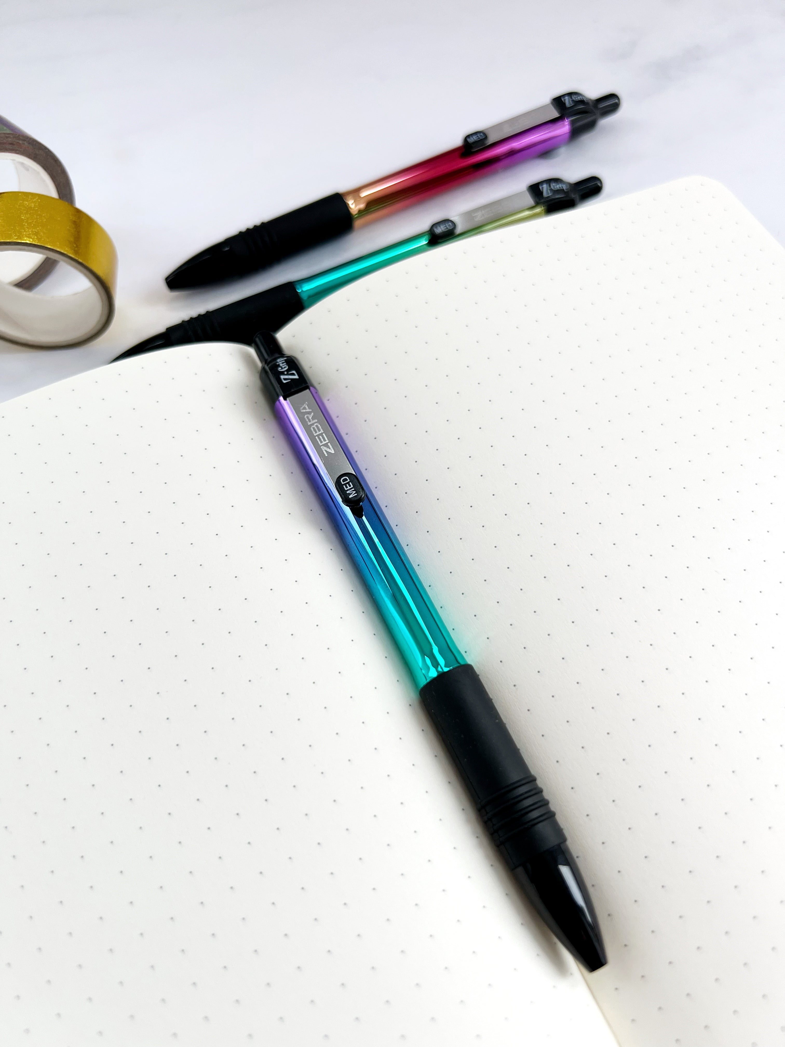 ZEBRA Z-GRIP METALLIC 3PK, ZEBRA Z-GRIP METALLIC 3PK