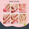 thumbnail image 4 of Adhesivos para uñas Ivtor, gelatina impermeable y transpirable, 240 unidades, 4 of 5