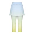 thumbnail image 4 of Shorts Women's Summer Fashion Vacation Two Piece Underpants Skirt Sports Yoga Pants Athletic Shorts for Women Light Blue XL, 4 of 6