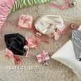 thumbnail image 6 of Satin Pillowcase with Zipper, Similar to Silk Pillow Cases 2 Pack, Silky & Soft Satin Pillow Cases Standard Size for Hair and Skin, Ivory Pillow Covers, Gifts for Women Men, 20x26 Inches, 6 of 7