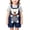 #10, variant on Baby Jean Overalls Summer Cute Cartoon 3D Animal Shortalls Classic Adjustable Straps Short Overalls for Toddler Boys Girls Baby Clothes,Blue,6-12M