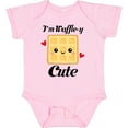 thumbnail image 3 of Inktastic Waffle Pun Im Waffle-y Cute Girls Baby Bodysuit, 3 of 5