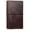 Standard Size, variant on A5 Size Genuine Leather Travel Notebook Cover Dark Brown