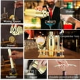 thumbnail image 5 of 11-Piece Cocktail Shaker-Muddler for Cocktails 25oz Boston Shaker-Bar Accessories with Stylish Bamboo Stand Mix Drink Shaker kit Perfect Martini kit with Cocktail Recipes Booklet, 5 of 5