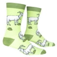 thumbnail image 3 of Crazy Socks Billy Goat Fun Print Novelty Crew Socks for Men, 3 of 6