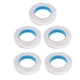 thumbnail image 1 of 5Pcs Aluminum Foil Tape Flame Retardant Conductive Thermal Insulation for Duct Sealing, 1 of 5