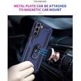 thumbnail image 6 of Phone Case for S22 Case Samsung Galaxy S22 Phone Case, Military Grade, Heavy Duty, with Kickstand Ring, Support Magnet Car Mount for Samsung Galaxy S22 Case Blue, 6 of 12