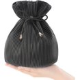 thumbnail image 4 of Bolsa de cosméticos Bolsa de cosméticos de viaje Bolsa de maquillaje con cordón para niños Mujeres Niñas-Negro JFHHH pequeña, 4 of 5