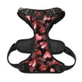 thumbnail image 5 of Picia Ladybugs and Red Hearts No-Pull Dog Harness Reflective Front Clip Vest with Handle,Step-in Air Dog Harness,Adjustable 2 Metal Rings 4 Buckles,Easy to Put on & Take Off X-Large, 5 of 9