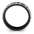 thumbnail image 2 of Edward Mirell Black Ti & Sterling Silver Polished Cobblestone Ring, 2 of 8