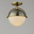 thumbnail image 5 of 12410SWSNSBR-Maxim Lighting-Duke - 1 Light Semi-Flush Mount-10.75 Inches Tall and 9.5 Inches Wide-Satin Nickel/Satin Brass Finish, 5 of 5