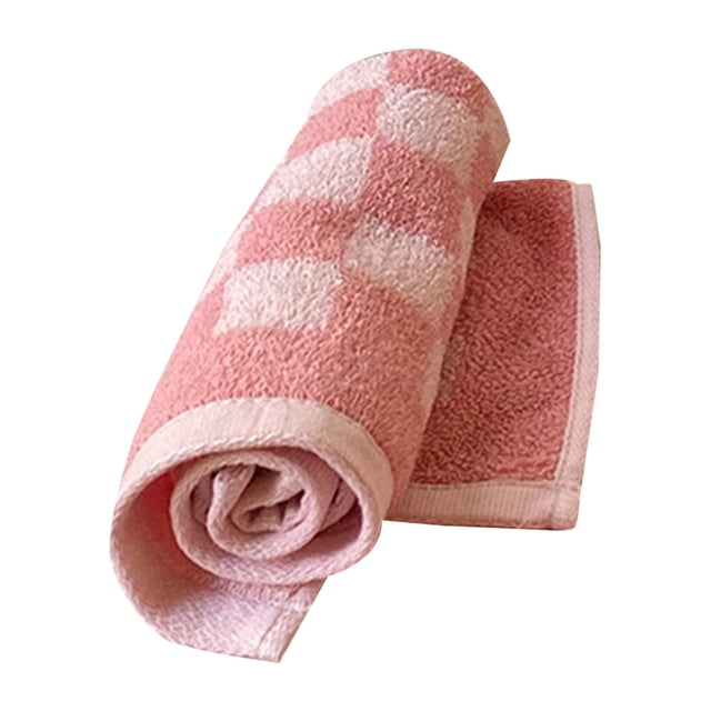 Flmtop Face Towel Elastic Ultra-soft Cotton Practical Skin Touch Cleaning Towel for Home