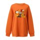 thumbnail image 4 of ICHUANYI Liquidación Moda Mujer Cuello redondo Camiseta de manga larga Estampado Blusa suelta Tops Sudadera ICHUANYI WER2023082200515, 4 of 5