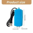 thumbnail image 3 of Portable USB Double Outlet Air Pumps for Aquariums Fish Tanks Oxygenation USB Aquarium Air Pumps White, 3 of 5
