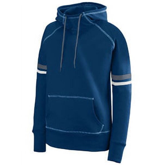 Augusta 2XL Ladies Spry Hoodie Navy/White/Graphite 5440