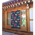 thumbnail image 2 of XMXT Japanese Noren Doorway Room Divider Curtain,Fuchsia Spring Florals Restaurant Closet Door Entrance Kitchen Curtains, 34 x 56 inches, 2 of 7