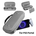 thumbnail image 1 of [Gris] Adecuado para PlayStation5 Portal Almacenamiento Cuero PU Portátil Protectora Con Forro Súper Suave Accesorios para Consola Juegos, 1 of 9