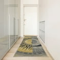 thumbnail image 2 of Ambesonne Sun and Moon Decorative Rug Carpet, Celestial Lunar Solar, 2' 5" x 7' 5", Mustard Purpleblue, 2 of 3