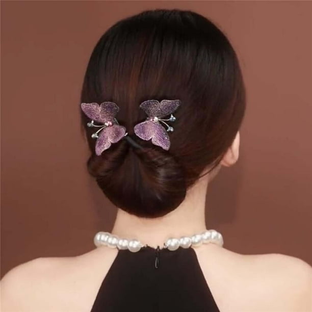 LnjYIGJ Elegant Lazy Hair Curler, Crystal Hair Bun Maker, French Bend Hairstyle Bun Hair Accessories,Gifts for Women LnjYIGJ Elegant Lazy Hair Curler, Crystal Hair Bun Maker, French Bend Hairstyle Bun Hair Accessories,Gifts for Women