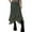 Green Floral Ruffles Skirt, variant on Women 's Fairy Grunge Midi Skirts High Waist Art Print A-Line Long Skirt 90s E-Girls Streetwear