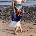 thumbnail image 6 of Starry Animals Stylish Chiffon Summer Dress with Polyester Straps for Women's Beach Dresses, 6 of 6