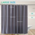 thumbnail image 4 of Cortina de ducha NQ impermeable EVA 240 x 200 cm Gris, 4 of 4
