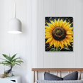 thumbnail image 4 of Sheronv Sunflower Stars Pointillism Fine Art Aesthetic Poster & Print Wall Painting for Living Room Bedroom Home Office Decor 16x20 in, 4 of 5