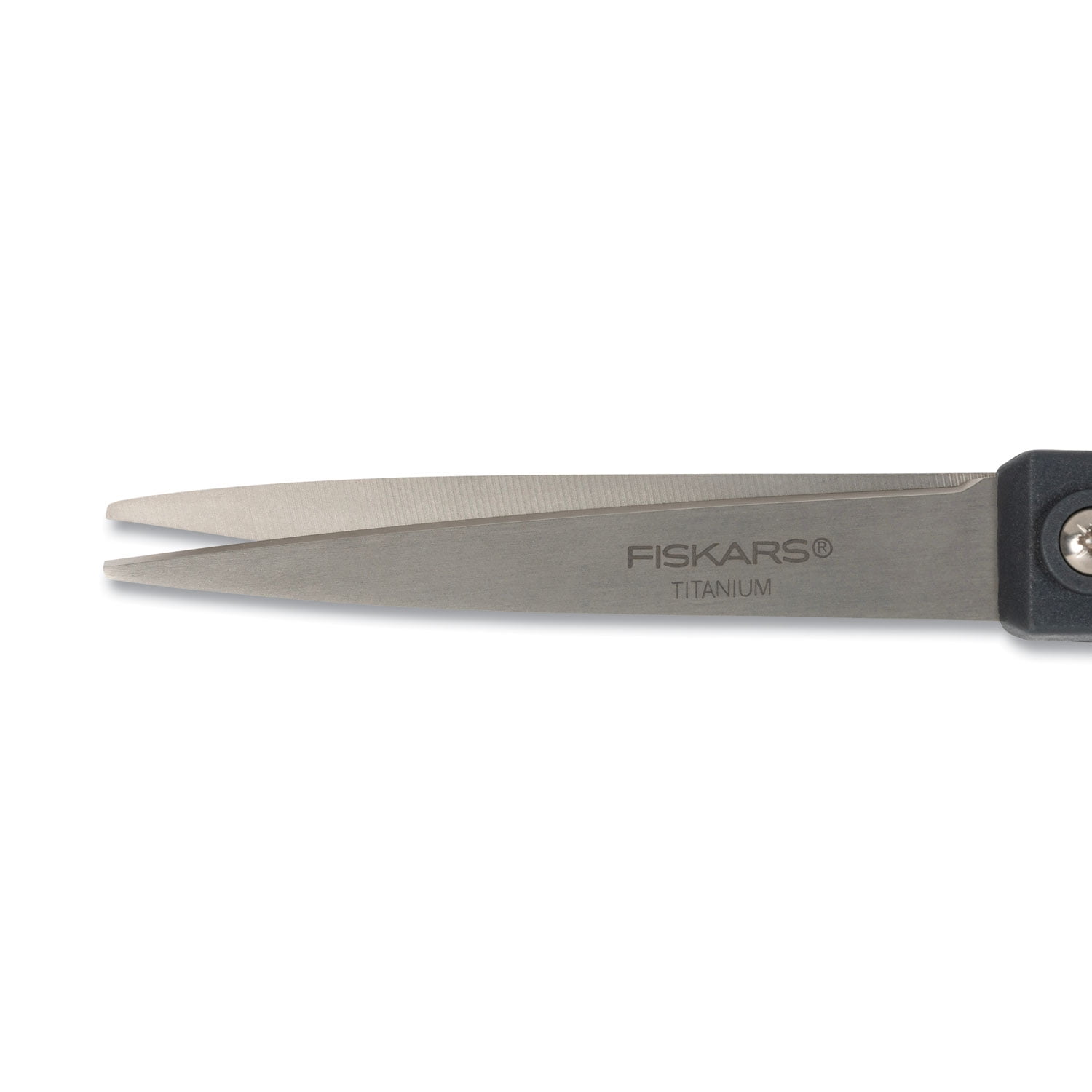 Everyday Titanium Softgrip Scissors, 8" Long, 3.1" Cut Length, Dark Gray Straight Handle | Bundle of 2 Each