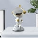 thumbnail image 3 of Estatua de astronauta para guardar llaves, escultura, joyero oro, 3 of 7