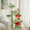 thumbnail image 2 of Gymax 52'' Tall Christmas Cat Tree w/ Sisal Scratching Posts Gift Box Shaped Condo, 2 of 10