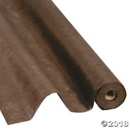 Chocolate Brown Gossamer Draping Fabric Roll - 100 Feet by 3 Feet Wide Wedding Aisle