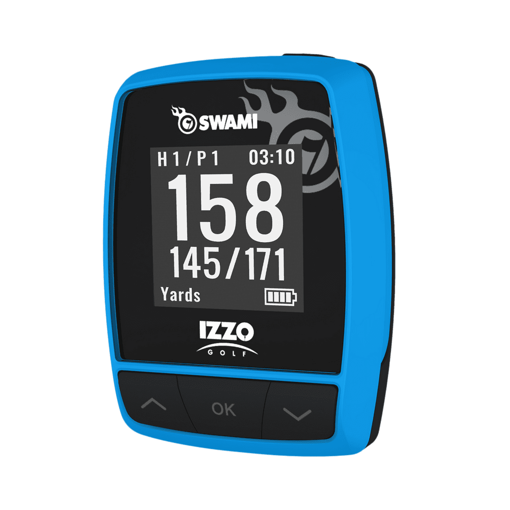 IZZO Golf Swami KISS Handheld Golf GPS, with Cart Mount