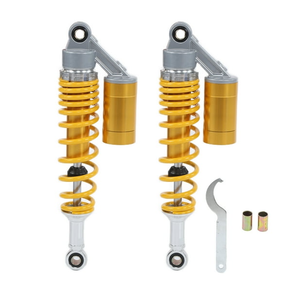 ATV Shock Absorber,Pair 340mm Motorcycle Shock Motorbike Rear Shock Absorber SUV Damper Compact and Lightweight