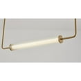 thumbnail image 2 of Bethel International LED Chandelier  Brass Stainless Steel & Glass, 2 of 5