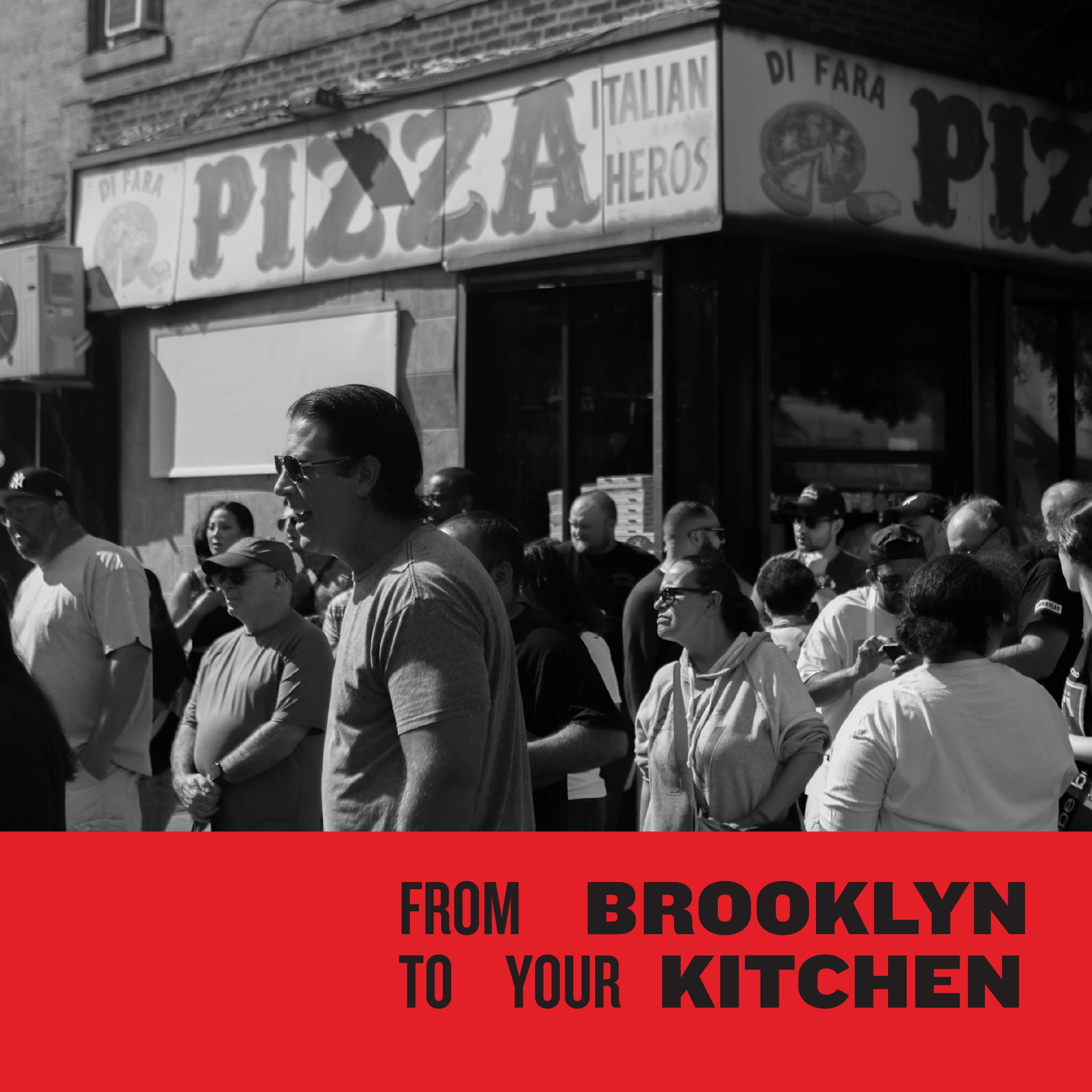 Di Fara Grandma Style Pepperoni New York Style Square Crust, Mozzarella Cheese, Contains Milk & Wheat, 20.54 oz ( Frozen)