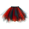 thumbnail image 2 of Fesfesfes Women Skirt Color Skirts Pleated Gauze Short Skirt Adult Dancing Skirt Plus Size $10, 2 of 3
