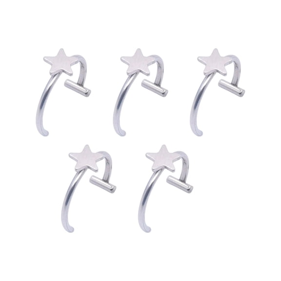 WINDLAND Stylish Magnetic Lip Jewelry Without Piercing Sturdy Stainless Steel Body Jewelry Comfortable Wear Discreet Lip Rings