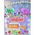 thumbnail image 1 of Carolines Treasures PJC1053GF Let Laughter Guide Your Life Inspirational Flag Garden Size, 1 of 3