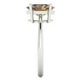 thumbnail image 3 of Clara Pucci 14K White Gold 2.5ct Champagne Solitaire Ring for Women, 3 of 7
