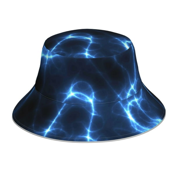 Balery Blue Lightning Sombreros para el sol para hombre y mujer, sombrero de pescador con UPF 50+