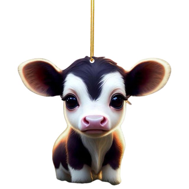 Colgante de coche de vaca de dibujos animados de árbol accesorios creativos s para decoración del hogar (estilo G) Hugtrwg Para estrenar