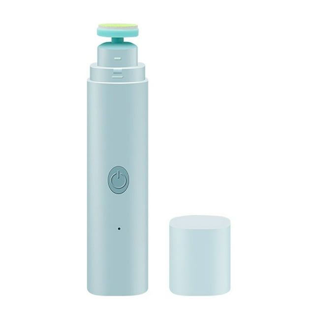 Lima de Unas para Bebés con Luz, Kit de Cortaúnas Eléctrico Seguro para Niños Recién Nacidos, Cuidado, Pulido y Recorte, Funciona Con Pilas, Rosa