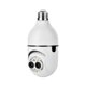 thumbnail image 2 of Cámara de bombilla con conexión inalámbrica WiFi y Bluetooth, cámara de lente interior HD de 4 MP, cámara de visión nocturna a todo color con luz de 360 °, alarma de seguimiento móvil, cámaras de lent, 2 of 9